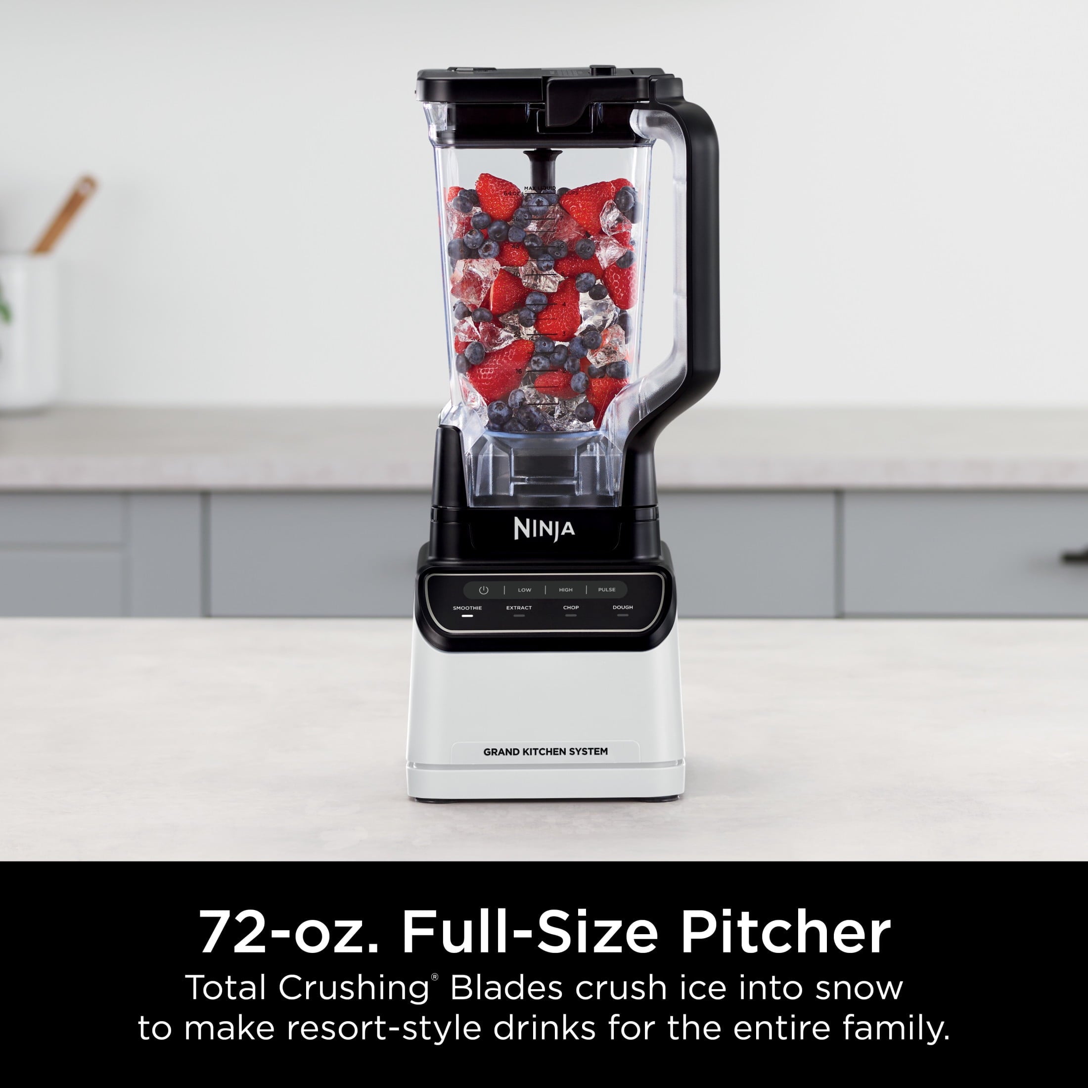 Ninja Grand Kitchen System 1200 Watts, Blender, 4 Preset Auto-iQ Programs