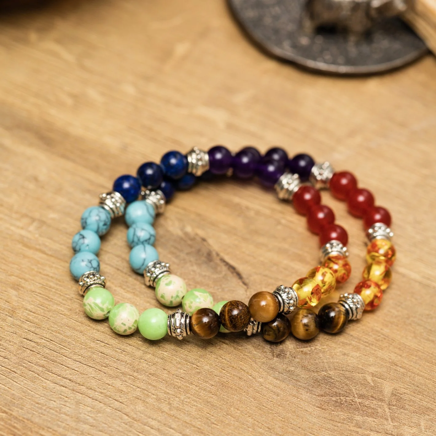 Badu Chakra - 7 Chakra Edelsteen Armband - Kracht