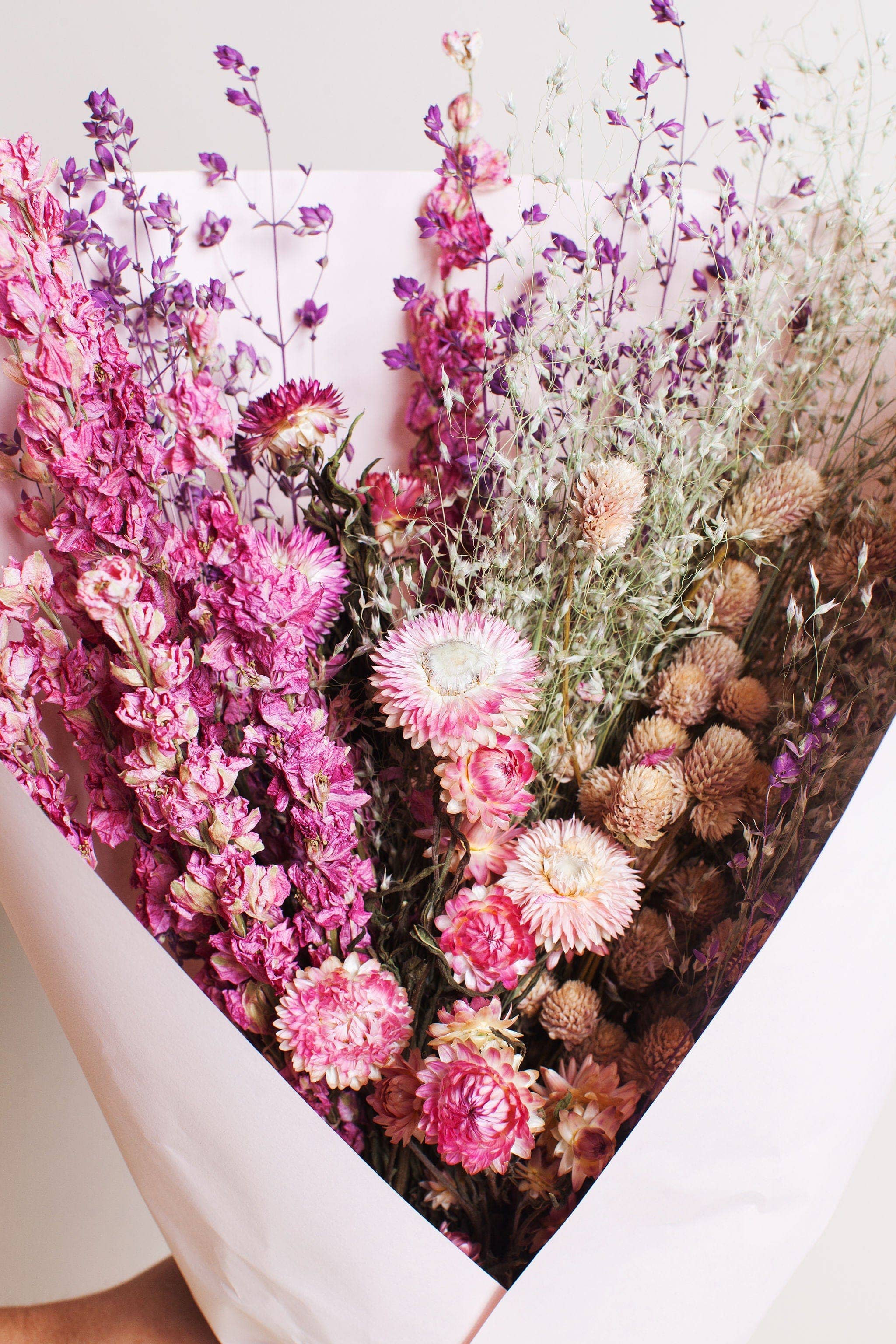 Spring Dried Field Bouquet IDLEWILDE FLORAL CO