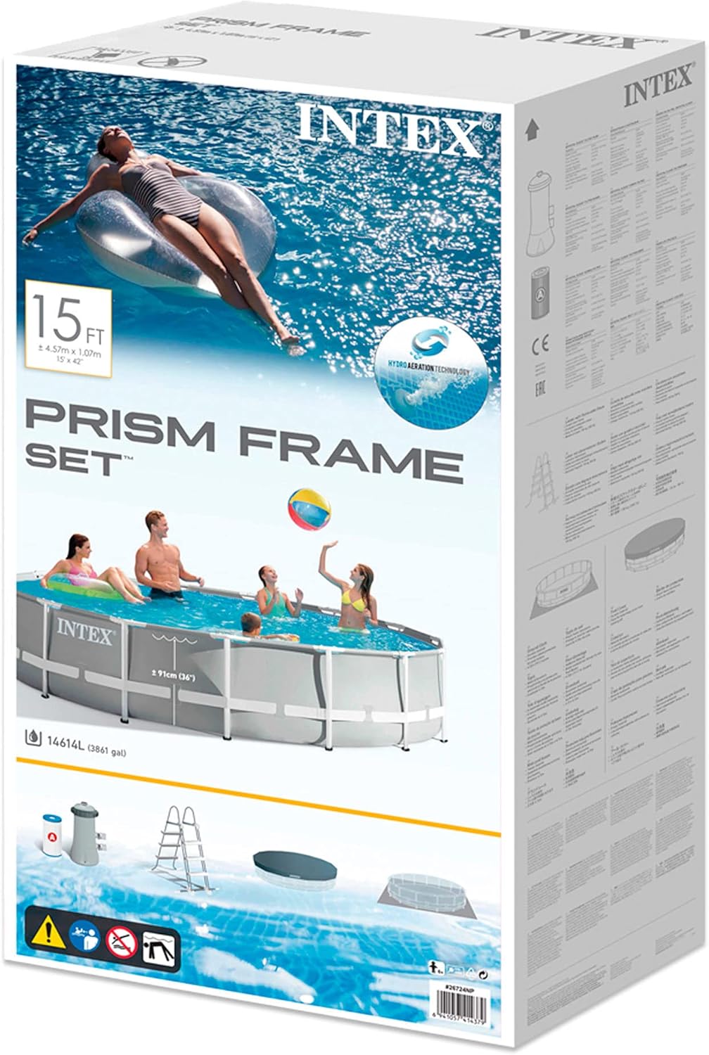 Intex 15Ft X 42In Prism Frame Pool Set