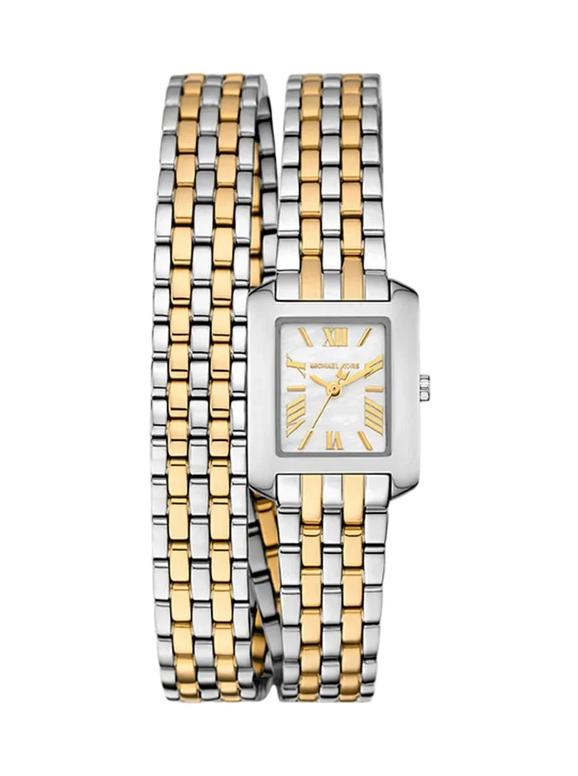 Michael Kors Petite Emery Two-Tone Double Wrap Ladies Watch - MK4869