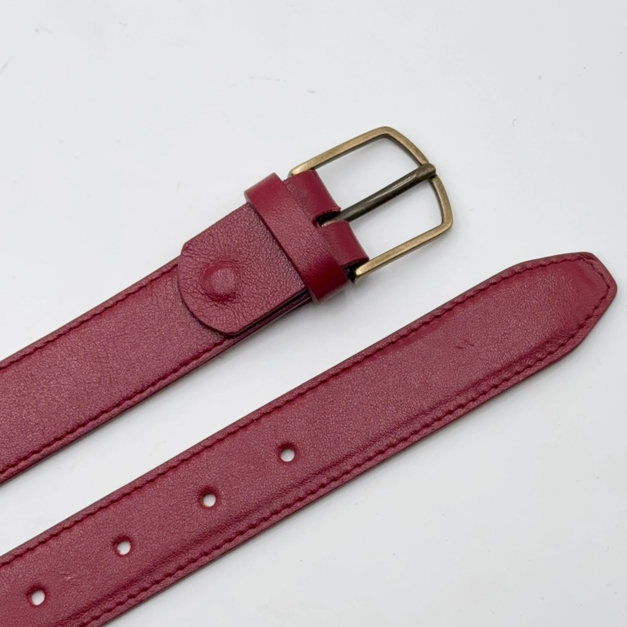 Cintura altezza 3 cm glossy rubino