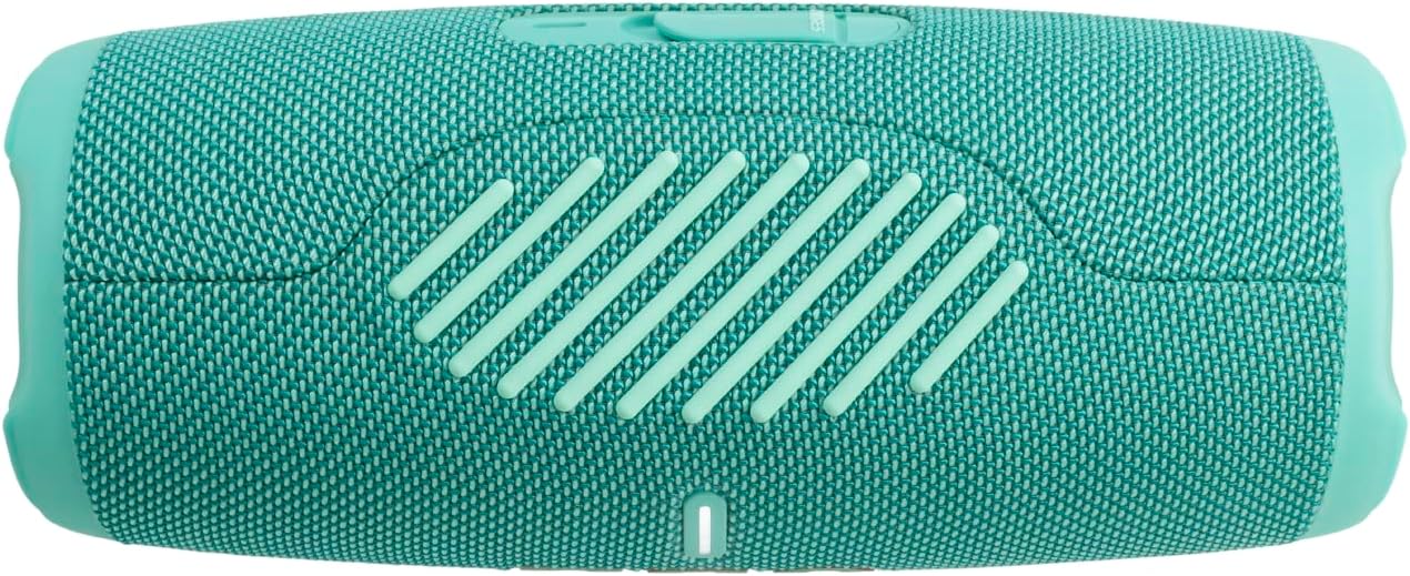 JBL Charge 5 Bluetooth-Lautsprecher in Schwarz – Wasserfeste, portable Boombox mit integrierter Powerbank – Eine Akku-Ladung für bis zu 20 Stunden kabellosen Musikgenuss