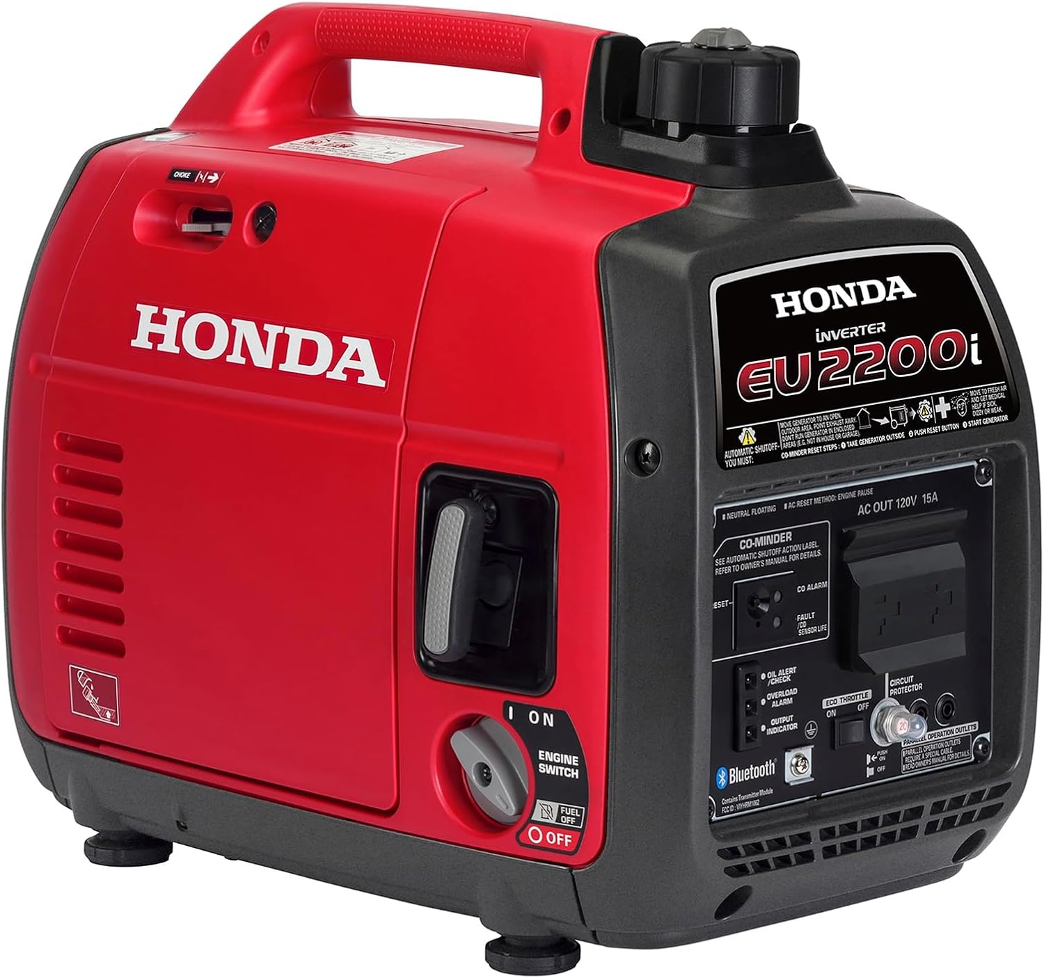 Honda 664240 EU2200i 2200 Watt Portable Inverter Generator with Co-Minder