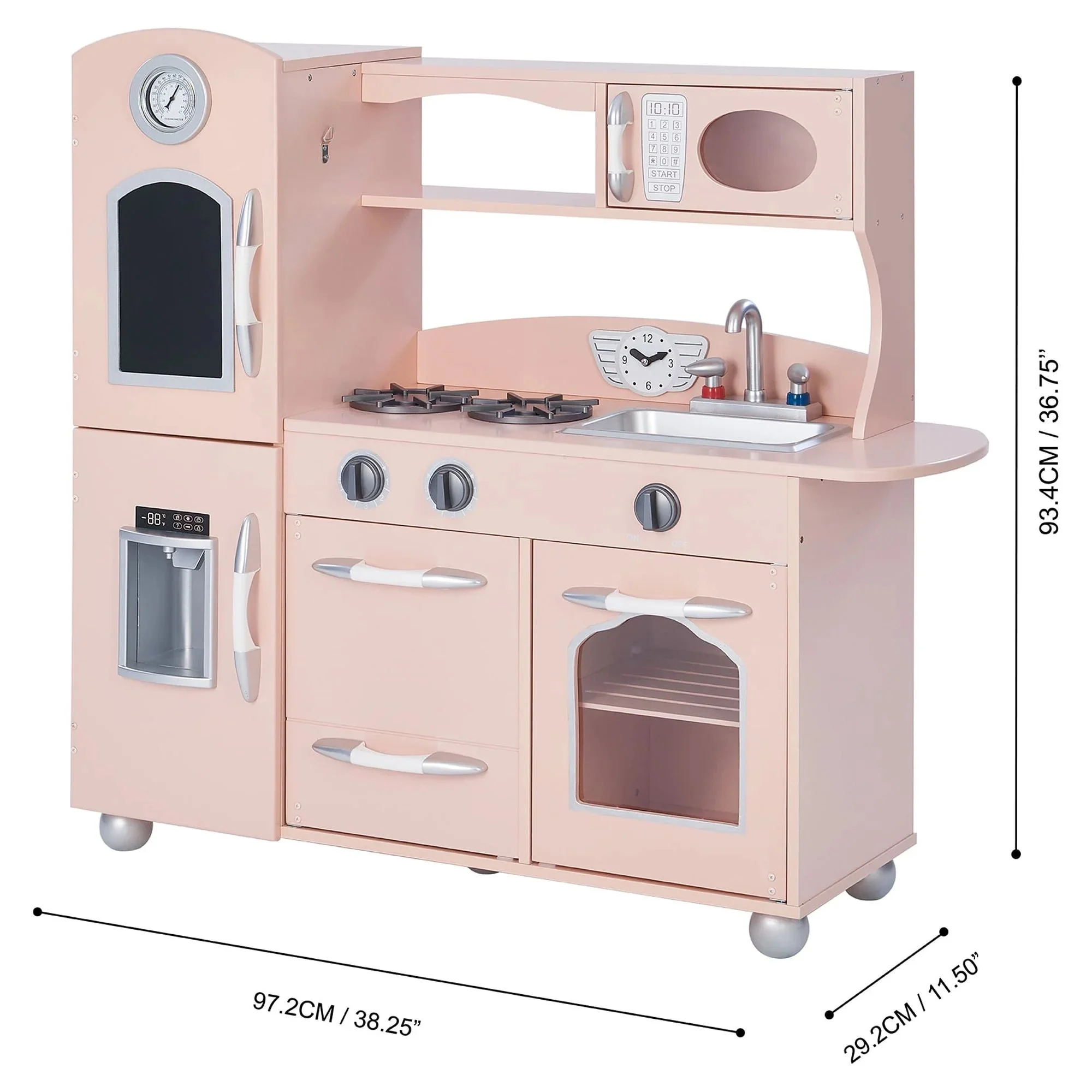 Cocinita de Juguete de Madera Retro Little Chef Westchester, Rosa
