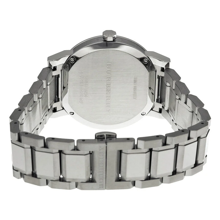 Burberry Black Dial Stainless Steel Unisex Watch BU9001