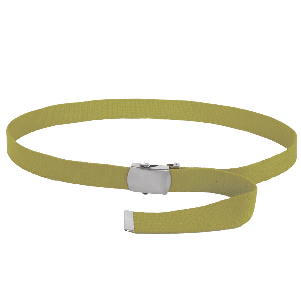 Tan Canvas Belt Adjustable Military Belts Adjusts to 44-46