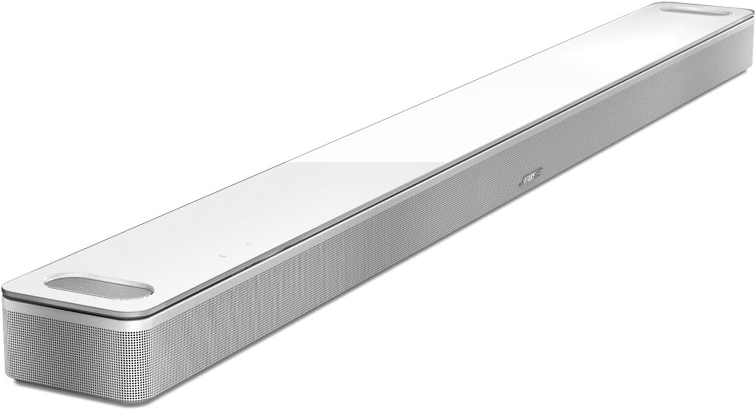 Bose Barra de Sonido Inteligente Smart Ultra Dolby Atmos, Control por Voz de Alexa,Bluetooth inalámbrico con IA, Sistema de Sonido Envolvente para TV, Blanco