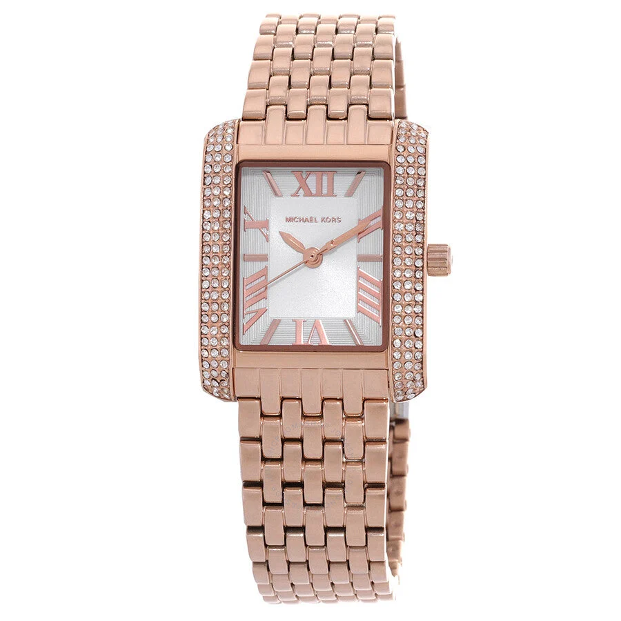 Michael Kors Emery Pavé Rose Gold-Tone Women's Watch - MK4743