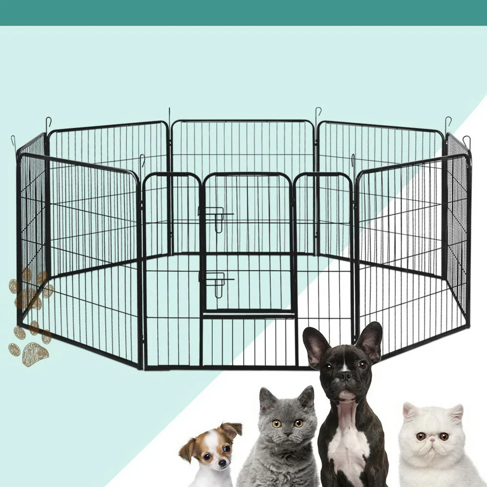 Foldable 8 Panel Dog Playpen w/ Access Door - i.Pet