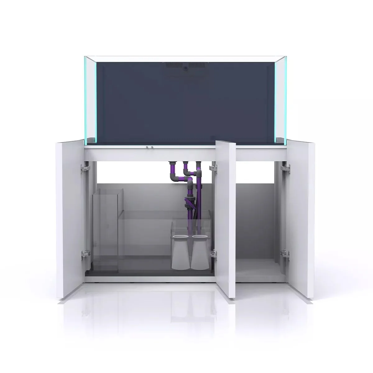 OPUS G2 440 Aquarium w/ Pro-Line Cabinet White (100g)