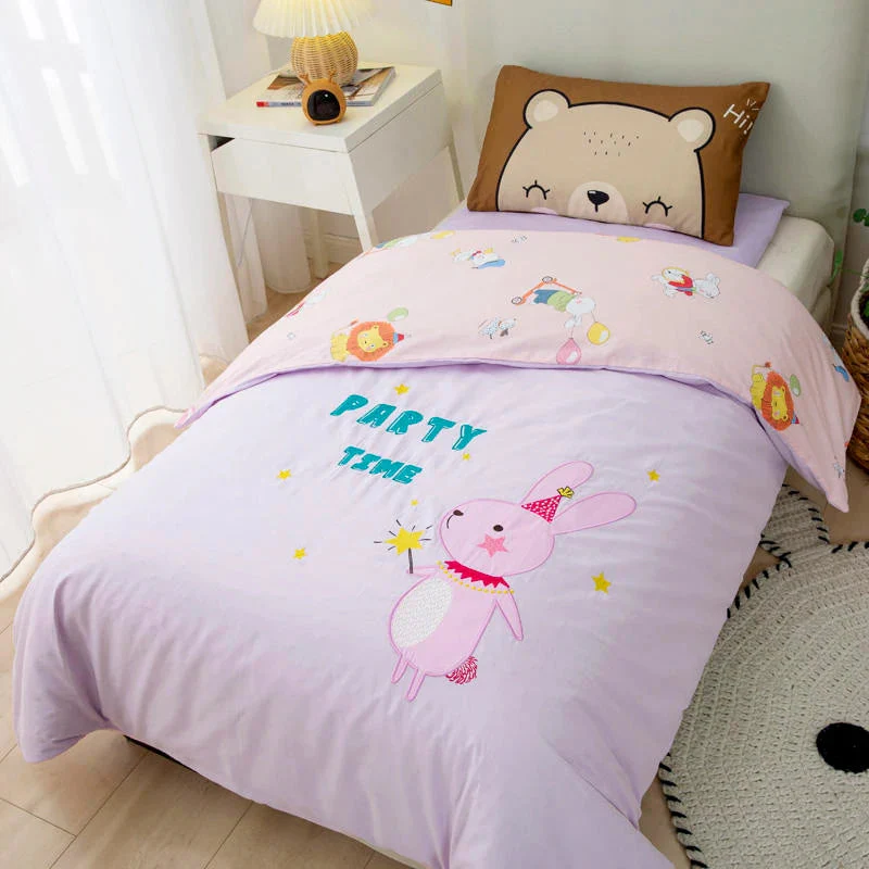 Kit de Bordado con Parche de Algodón Magic Bunny