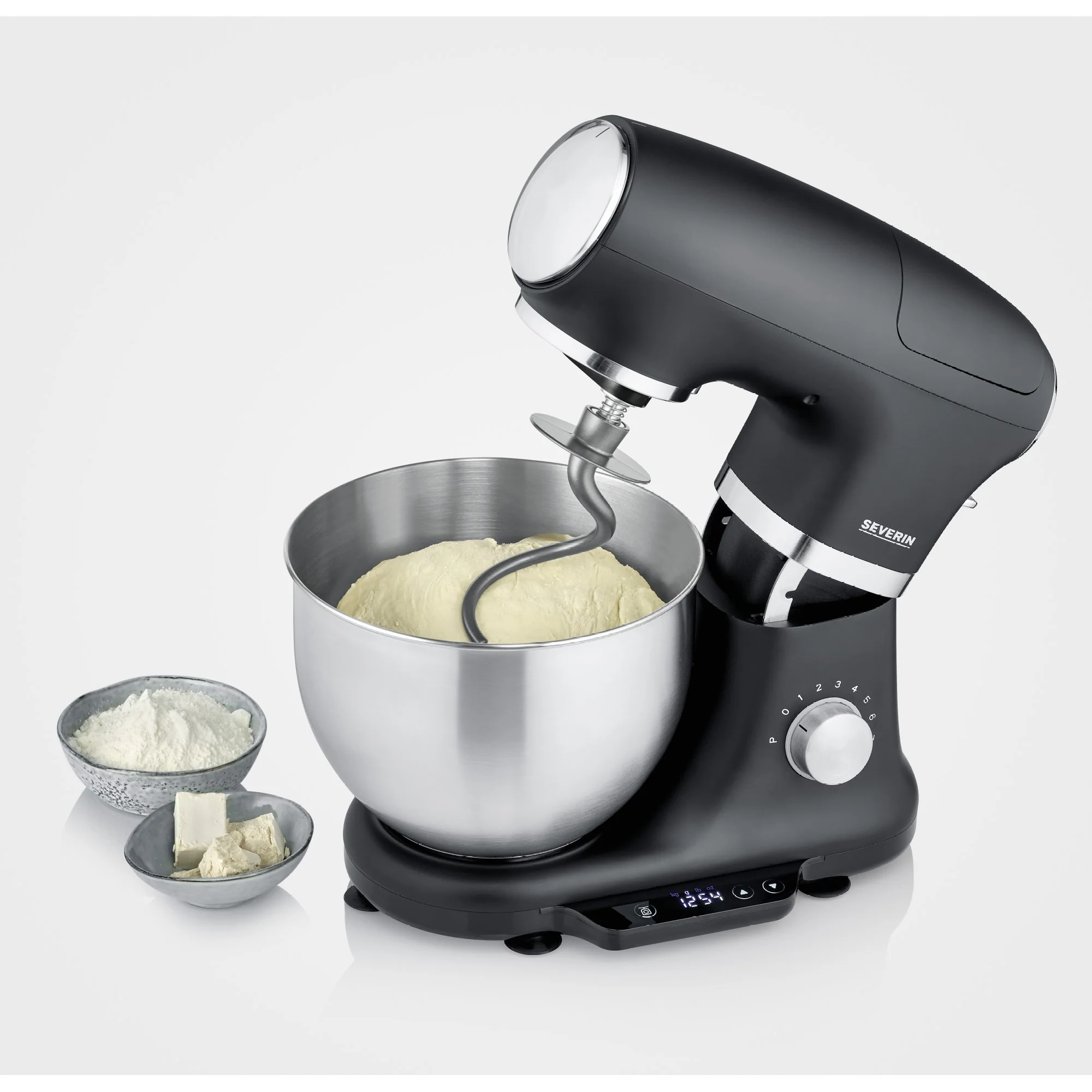 Severin Küchenmaschine KM3898 mit Waage und Timer
