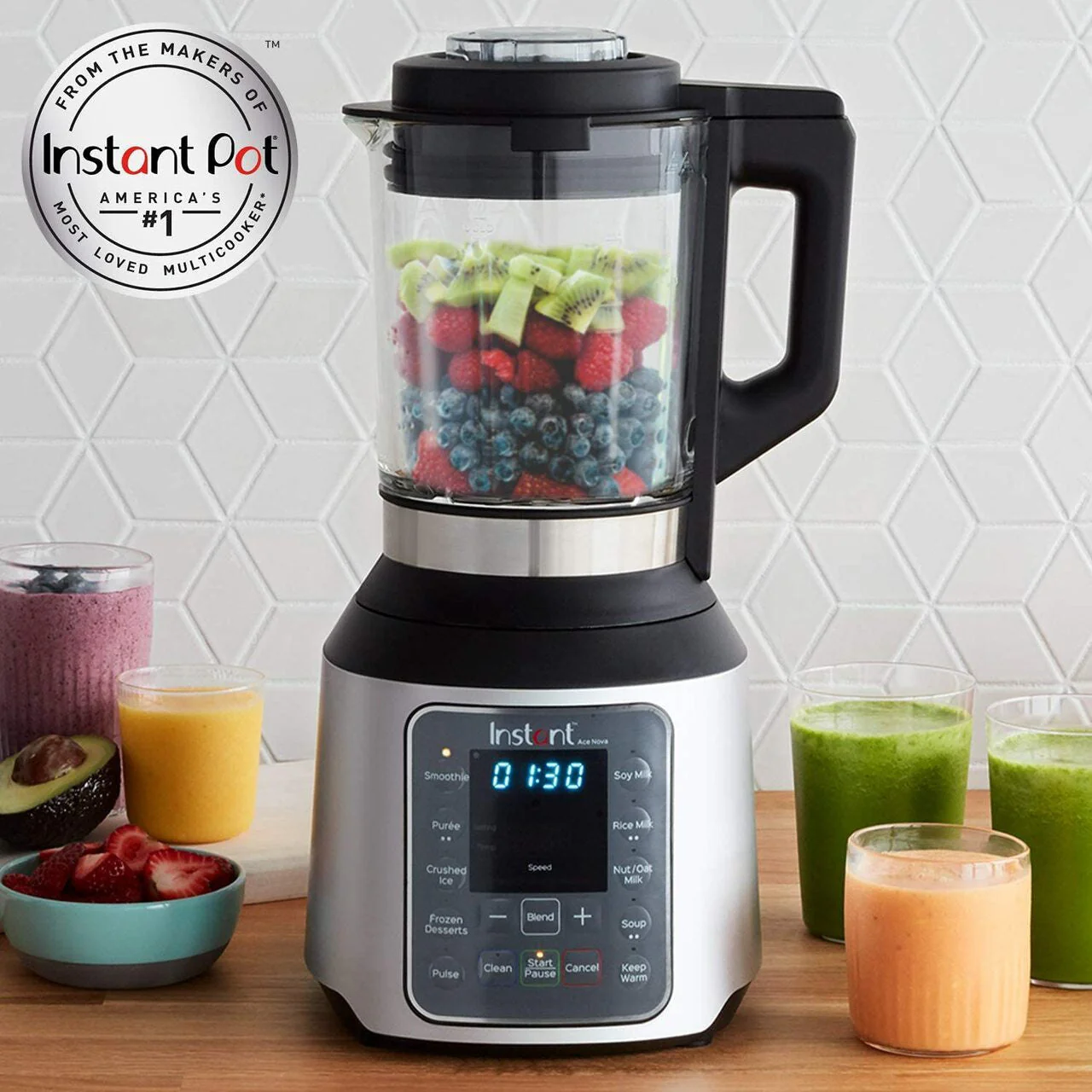2025 Instant Ace Nova Cooking Blender, Hot and Cold, 9 One Touch Programs, 54 oz, 1000W