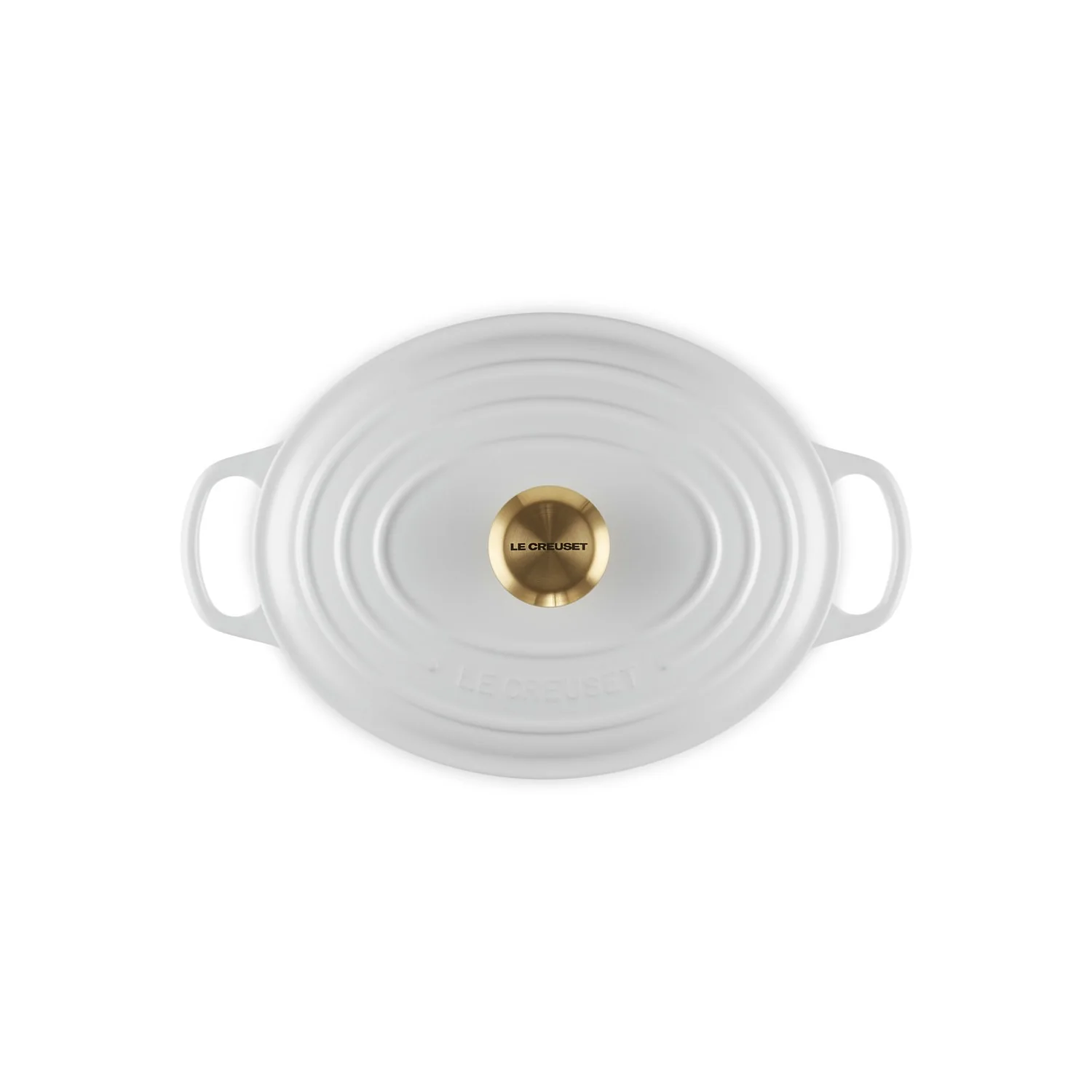 Le Creuset Pfanne Signature Bräter Oval  27 cm White