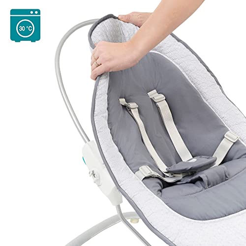 Babymoov Swoon Light Altalena elettrica Multifunzione, Legno, Grey, 1 unità (Confezione da 1) : Prima infanzia