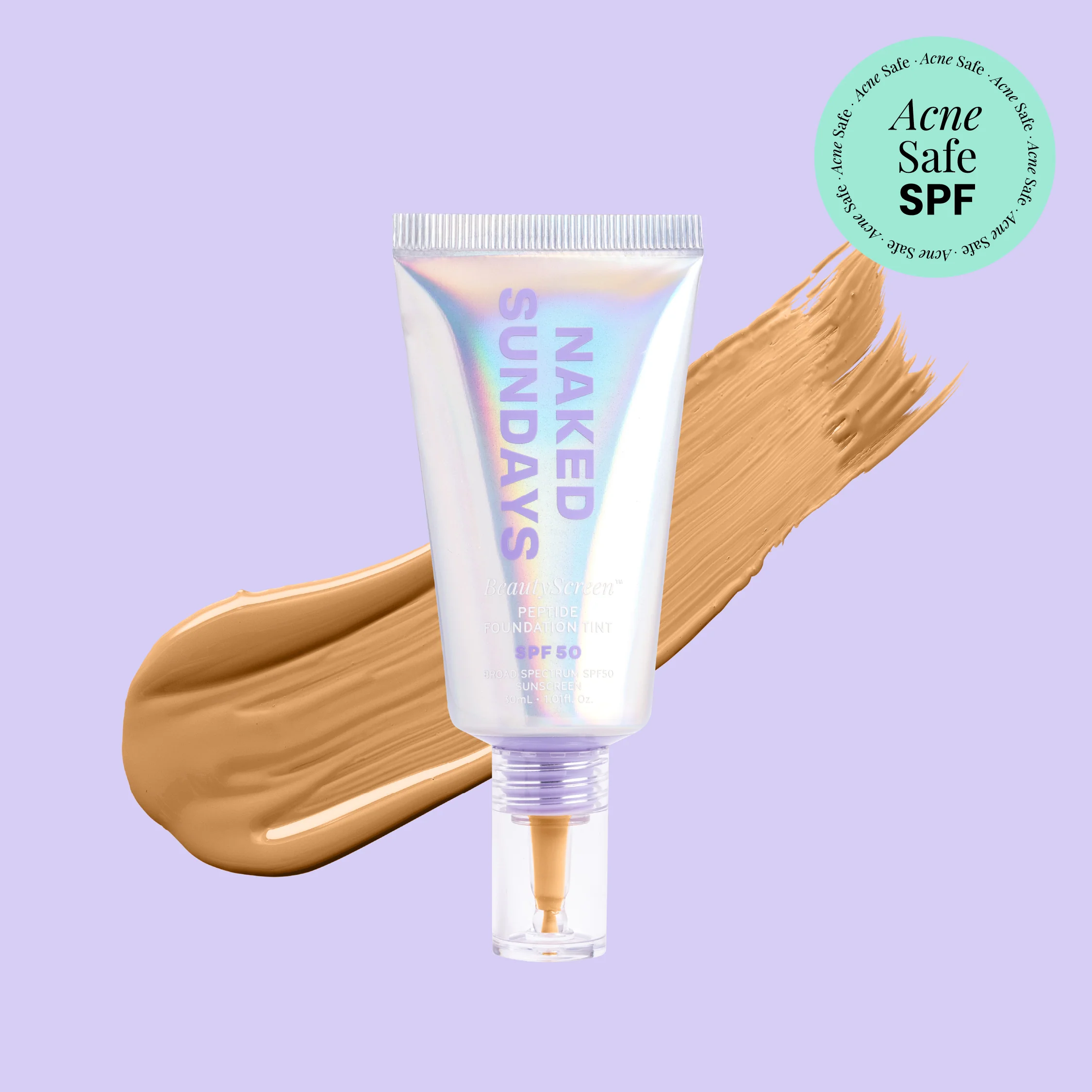 BeautyScreen™ SPF50 Peptide Foundation Tint - 5 Medium Tan Almond