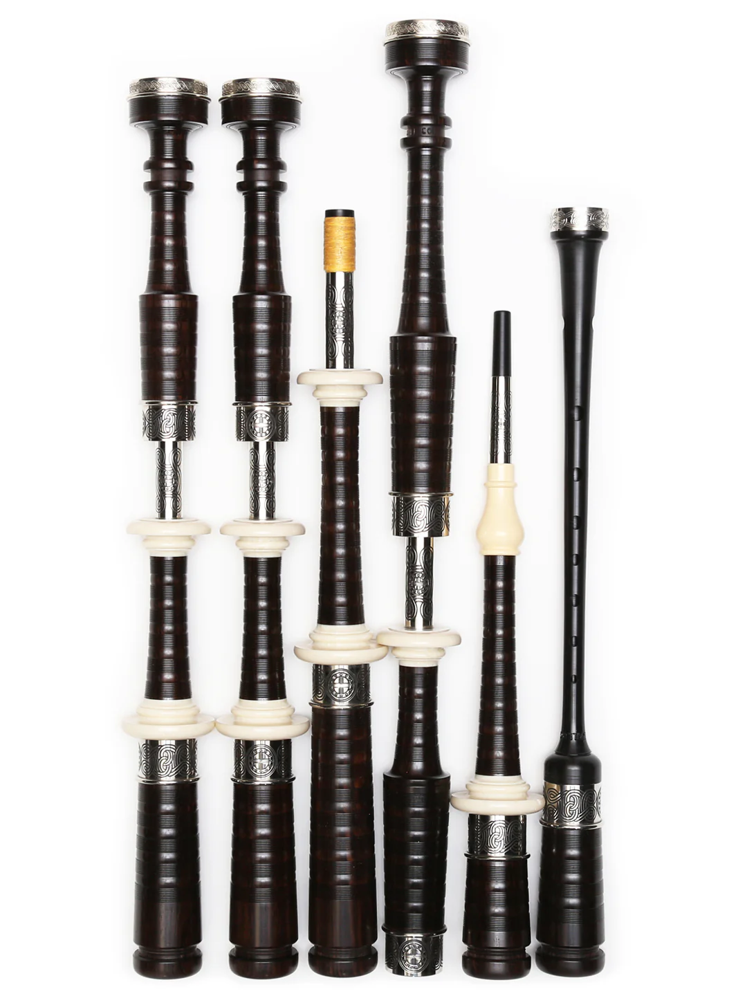 David Naill Bagpipes - #2 Engraved
