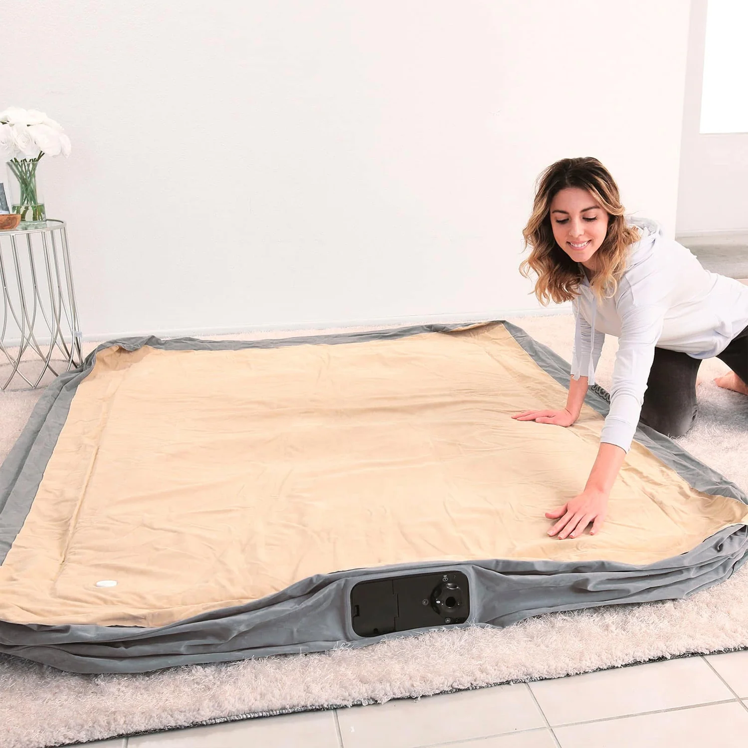 Materasso Matrimoniale Gonfiabile 203x152x46cm