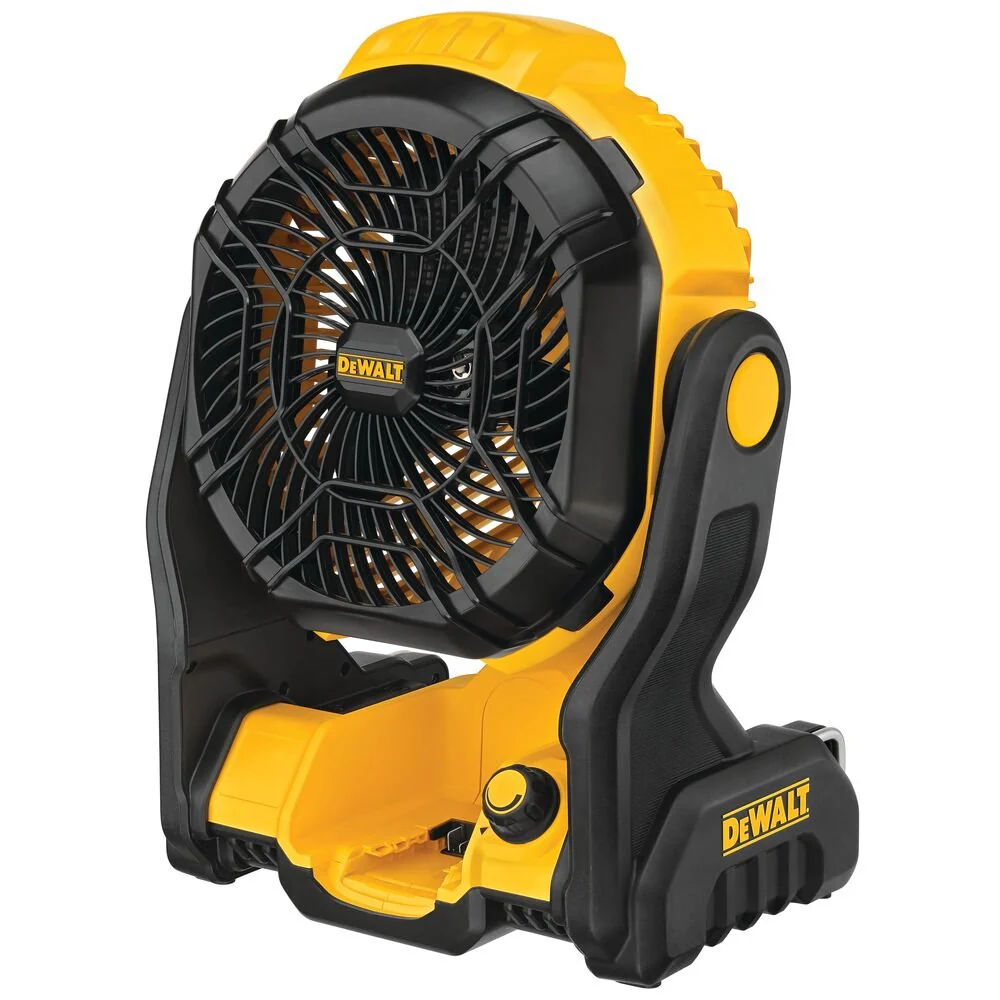 2025 Draadloze 20V MAX Ventilator voor Werkplaatsen met Variabele Snelheidsregeling, IP54 Classificatie ?C Krachtige en Draagbare Koeling voor Werkruimtes