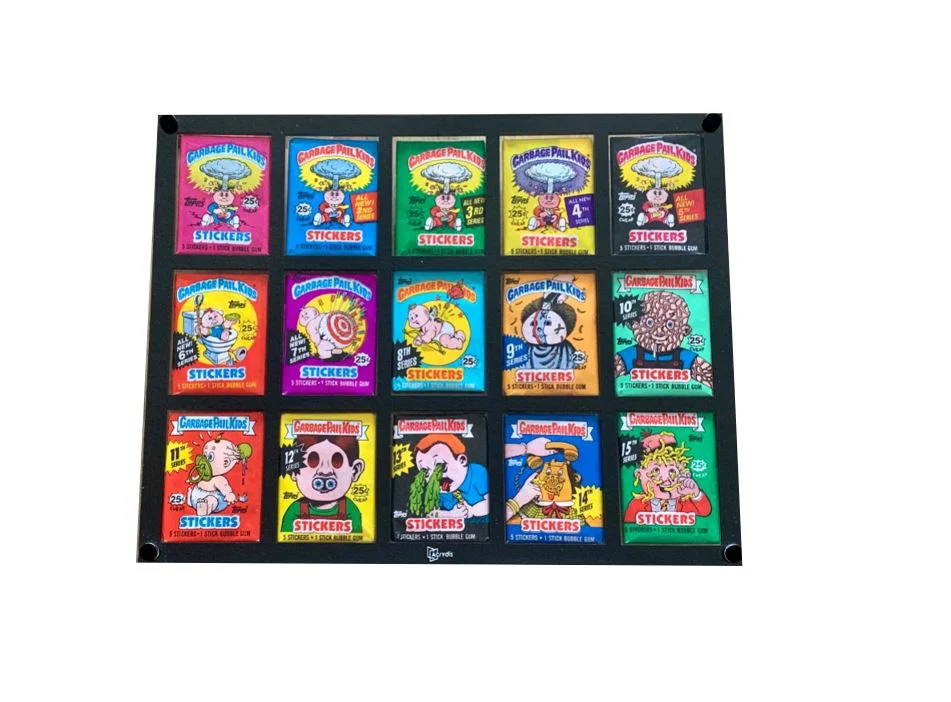 Original Wall Frame for Garbage Pail Kids OS Wax Packs (15)