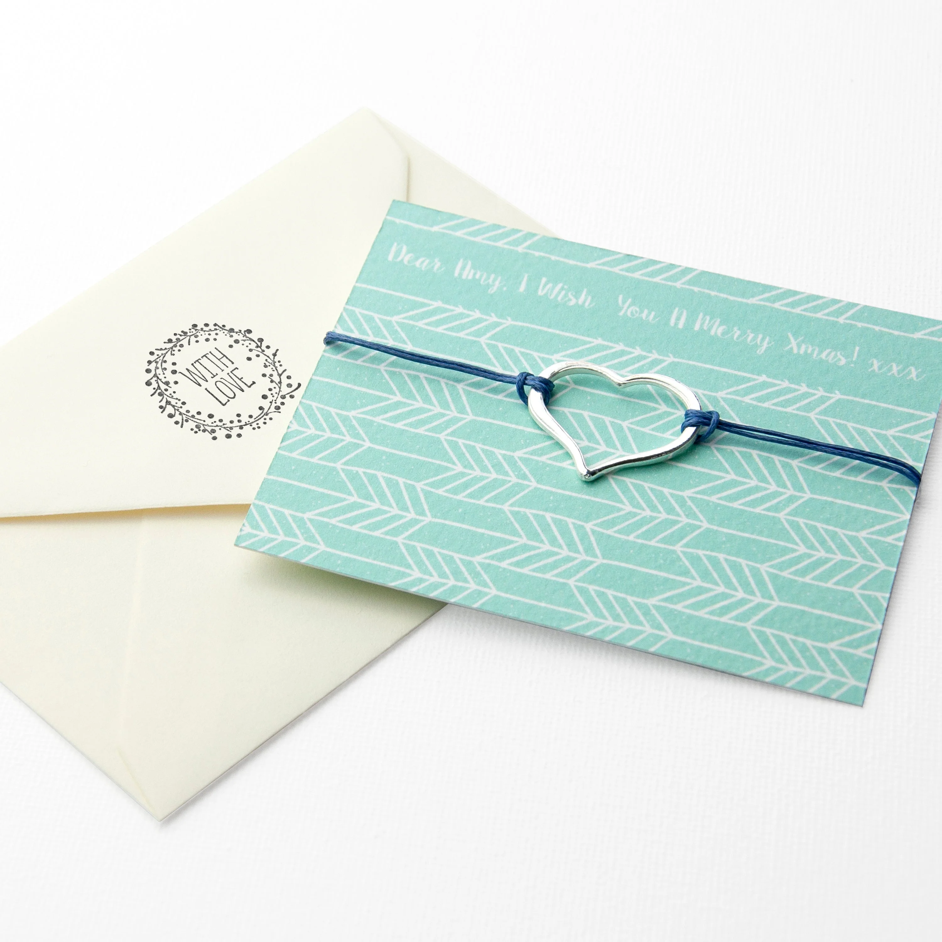 Sterling Silver Heart Woven Bracelet