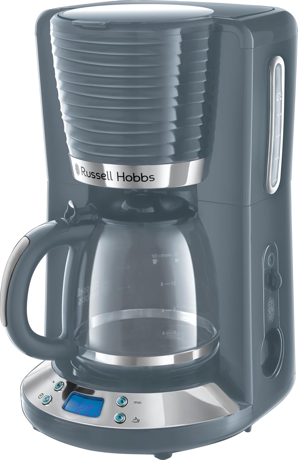 Russell Hobbs Inspire Grey Frühstückset Toaster, Wasserkocher und Kaffeemaschine