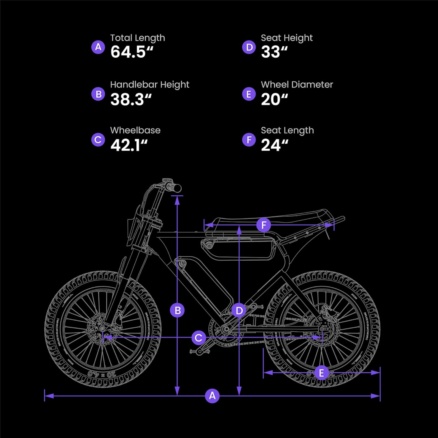 MACFOX Electric Bike for Adults Wheelies with 750W/500W Motor and 48V Ebike Battery, 20 Fat Tire Electric Dirtbike with Dual Disc Brakes and Shock Absorbers for Mountains, Road (US Warehouse)