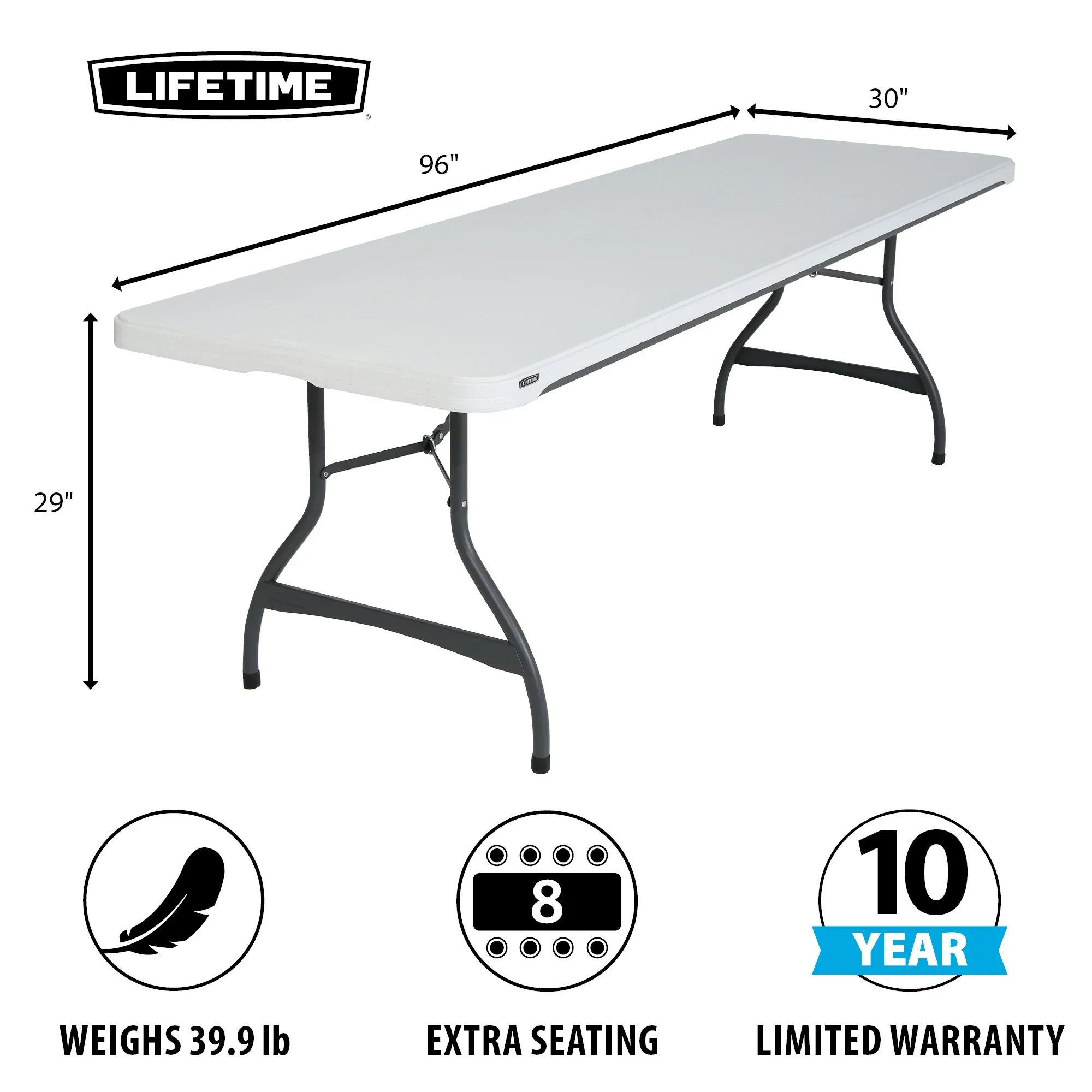 Lifetime Folding Table and Chair Set - Pack of 108