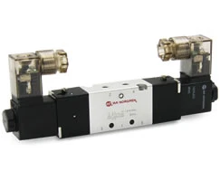 Norgren VCB22D611A-AD213J, VCB22 5/3 APB Inline Solenoid Valve, G1/2, 2400 l/min