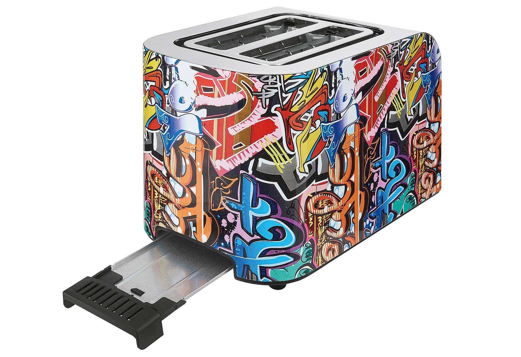 2025 Tostadora de 2 ranuras estilo graffiti Toast 3010 G