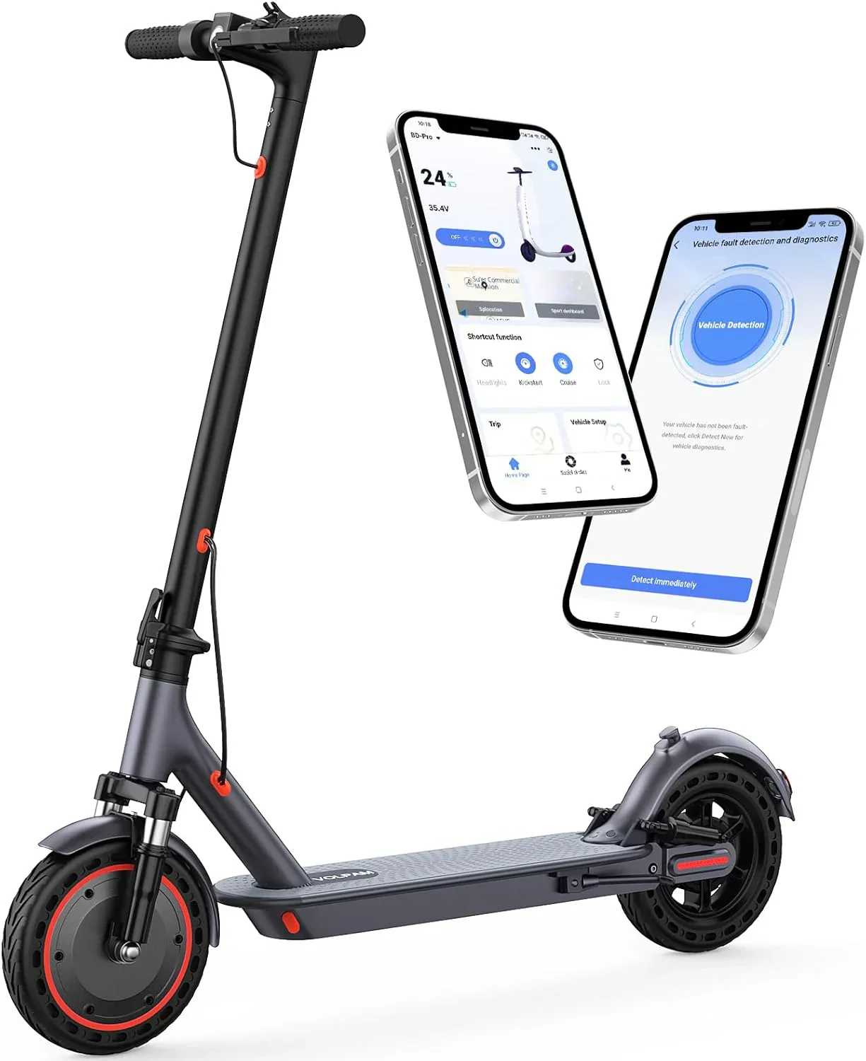 Electric Scooter, 350W/500W Powerful Motor, 8.5