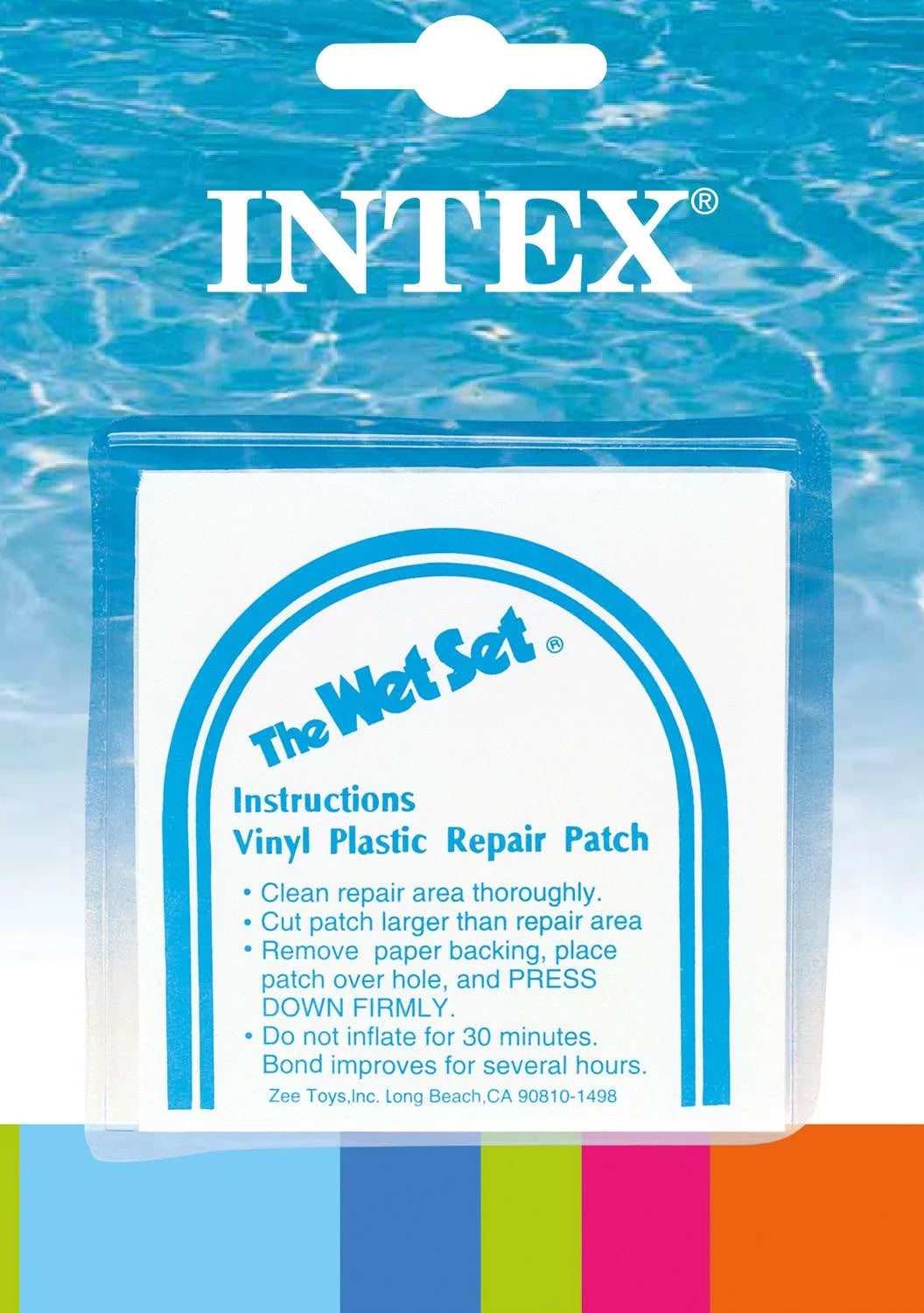 2025 Kit de reparación de 6 parches para tobogán acuático inflable Intex Surf ‘N Slide y Wet Set