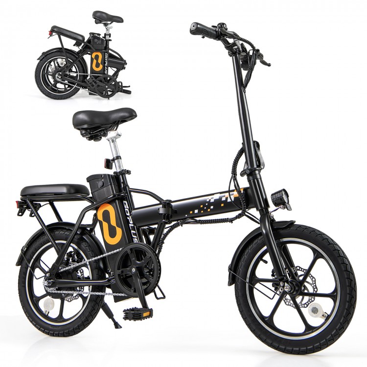 Folding Electric Bicycle with 500W Brushless Motor and Dual Disk Brakes