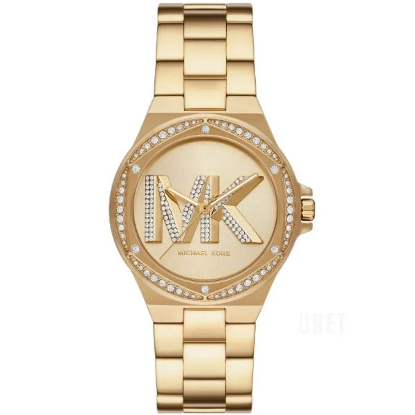 Michael Kors Lennox Three Hand Gold-Tone Women's Watch - MK1062