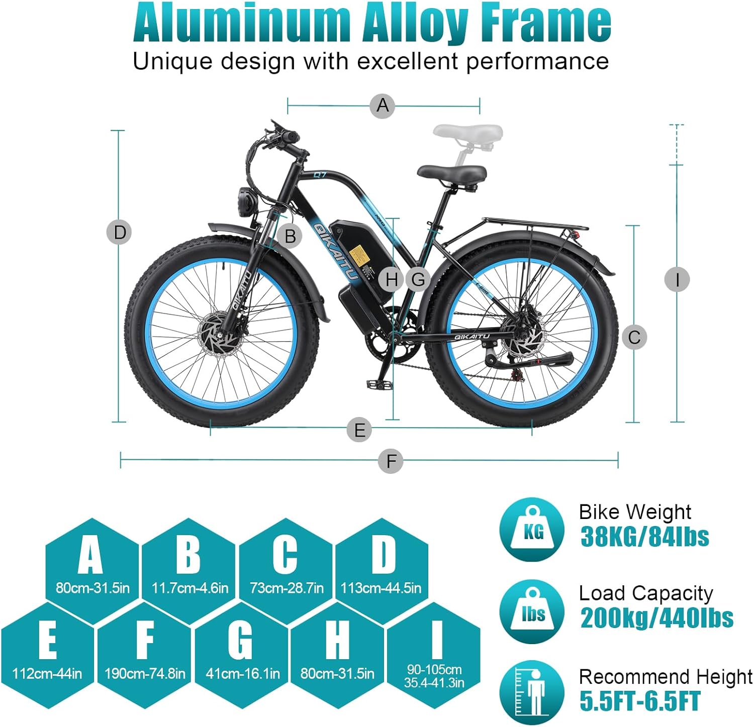 Electric Bike for Adult, 26 x 4.0 Fat Tire Ebike, 1000W/2000W Peak Electric Bicycle, 48V 13/17.5/23AH Waterproof Battery, Front Suspension Ebike, 27MPH-46MPH, Adjustable Seat, UL and GCC Certified