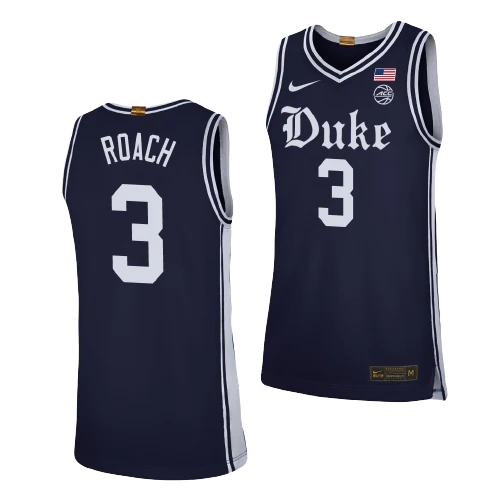 Men's #3 Jeremy Roach Duke Blue Devils College Basketball Jersey