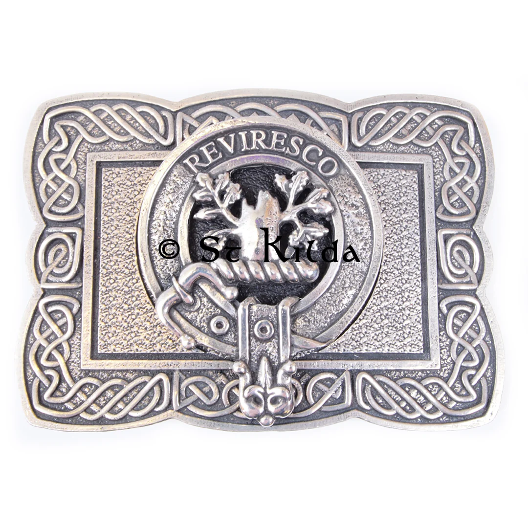 Clan Crest Belt Buckle - MacEwan