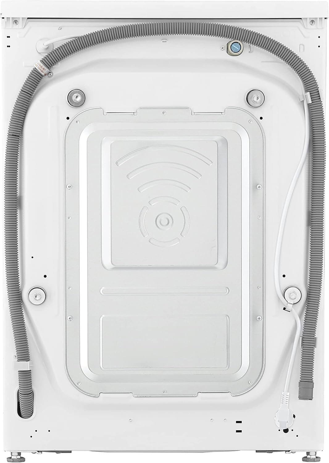 LG V7WD107H2E, Klasse E, Frontlader-Waschtrockner 10,5 - 7 kg, 1400 U/min, AI Direct Drive, Wi-Fi, Tiefenreinigung mit Dampf, TurboWash, Größere Kapazität, 62 x 60 x 85 cm ꟷ Weiß