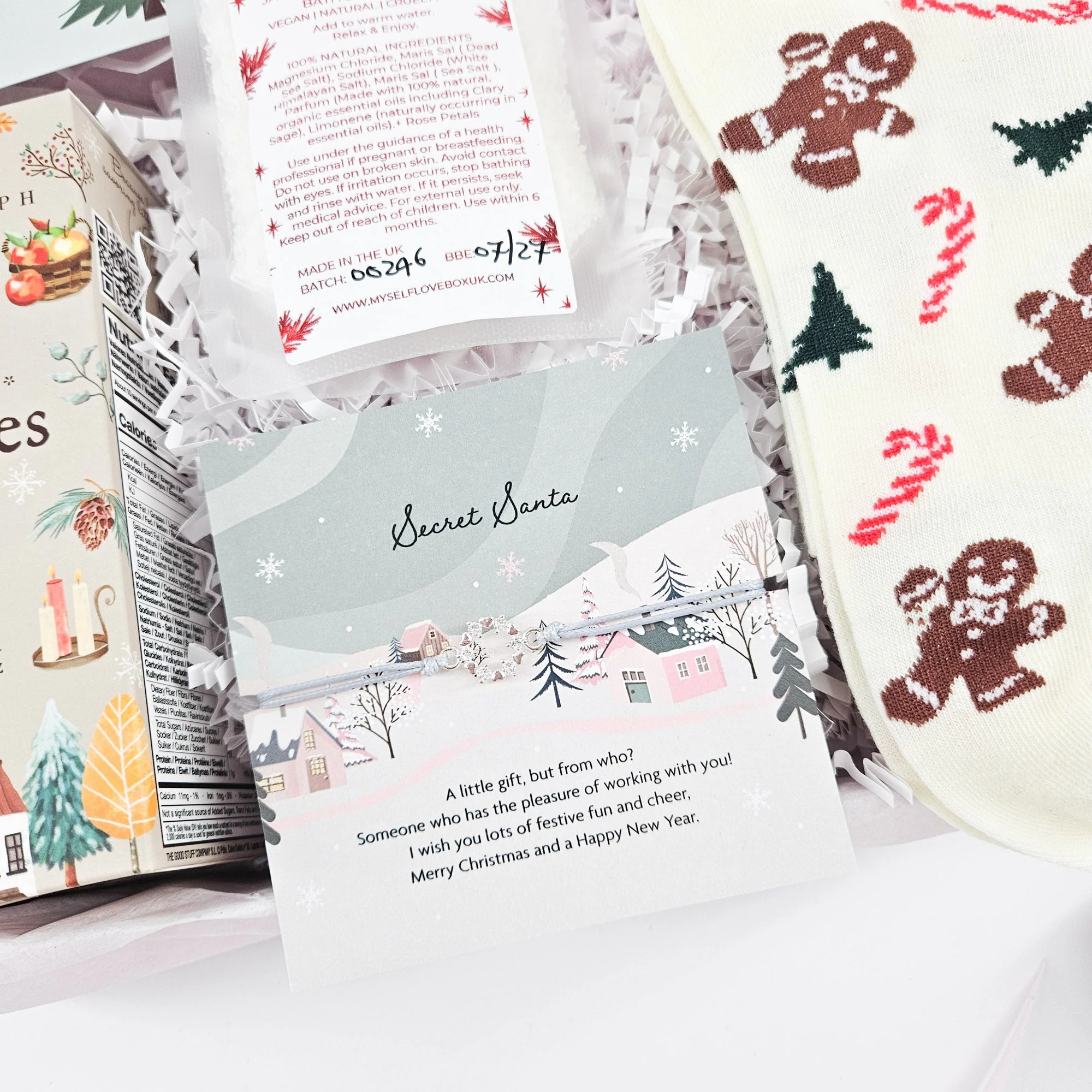 SECRET SANTA TREATS | CHRISTMAS GIFT BOX