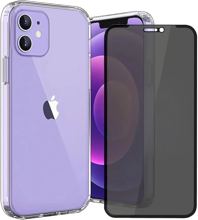 Transparente H��lle f��r iPhone mit Displayschutz