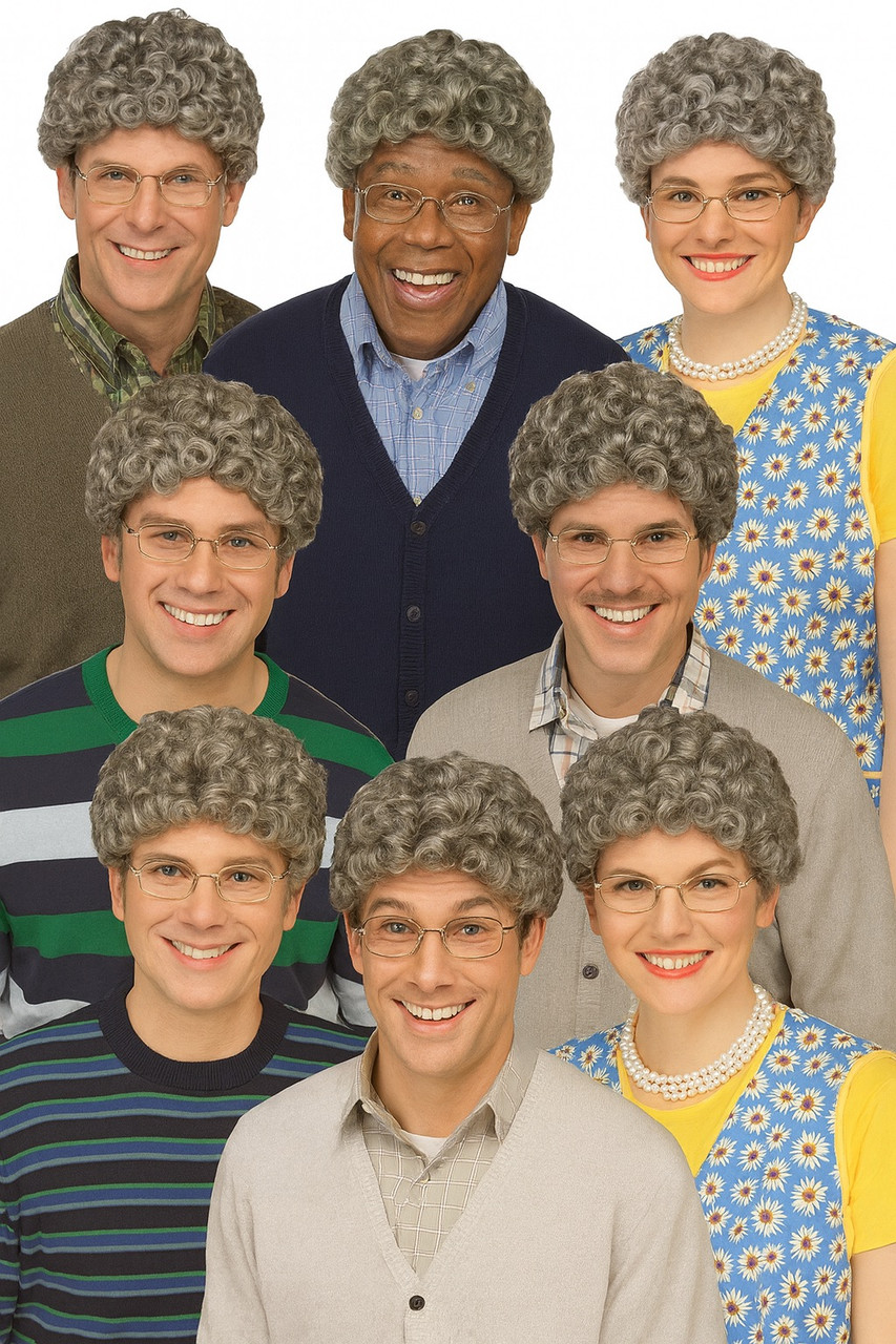 Grandma Wig Wholesale | Grandma Wig Bulk | WS6039D
