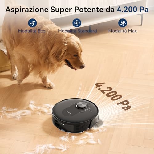 Proscenic Q8 Aspirapolvere Lavapavimenti Navigazione