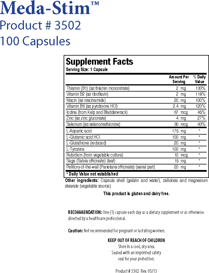 Meda-Stim 100 capsules