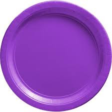 Purple Paper Plates Party  9