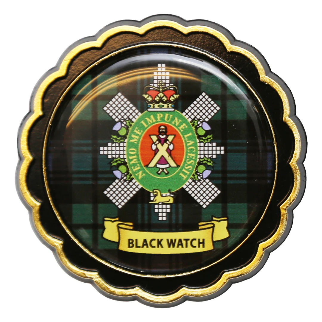 Crest Fridge Magnet - Black Watch