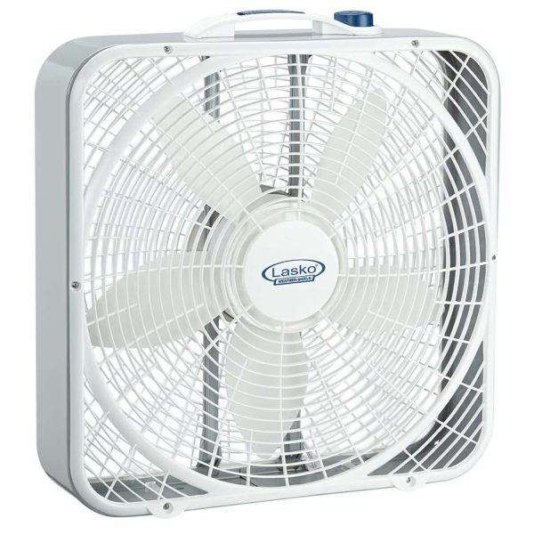 20′′ Weather-Shield Performance Box Fan-Features Innovative Wind Ring System for Up to 30% More Air, 20 Inch, 3720