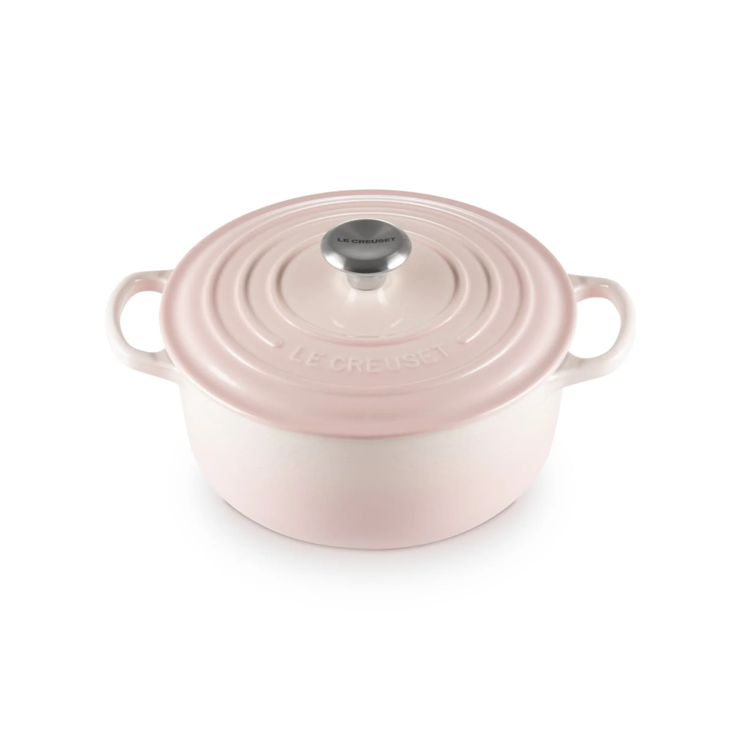 Le Creuset Pfanne Signature Bräter Round 20 cm Shell Pink