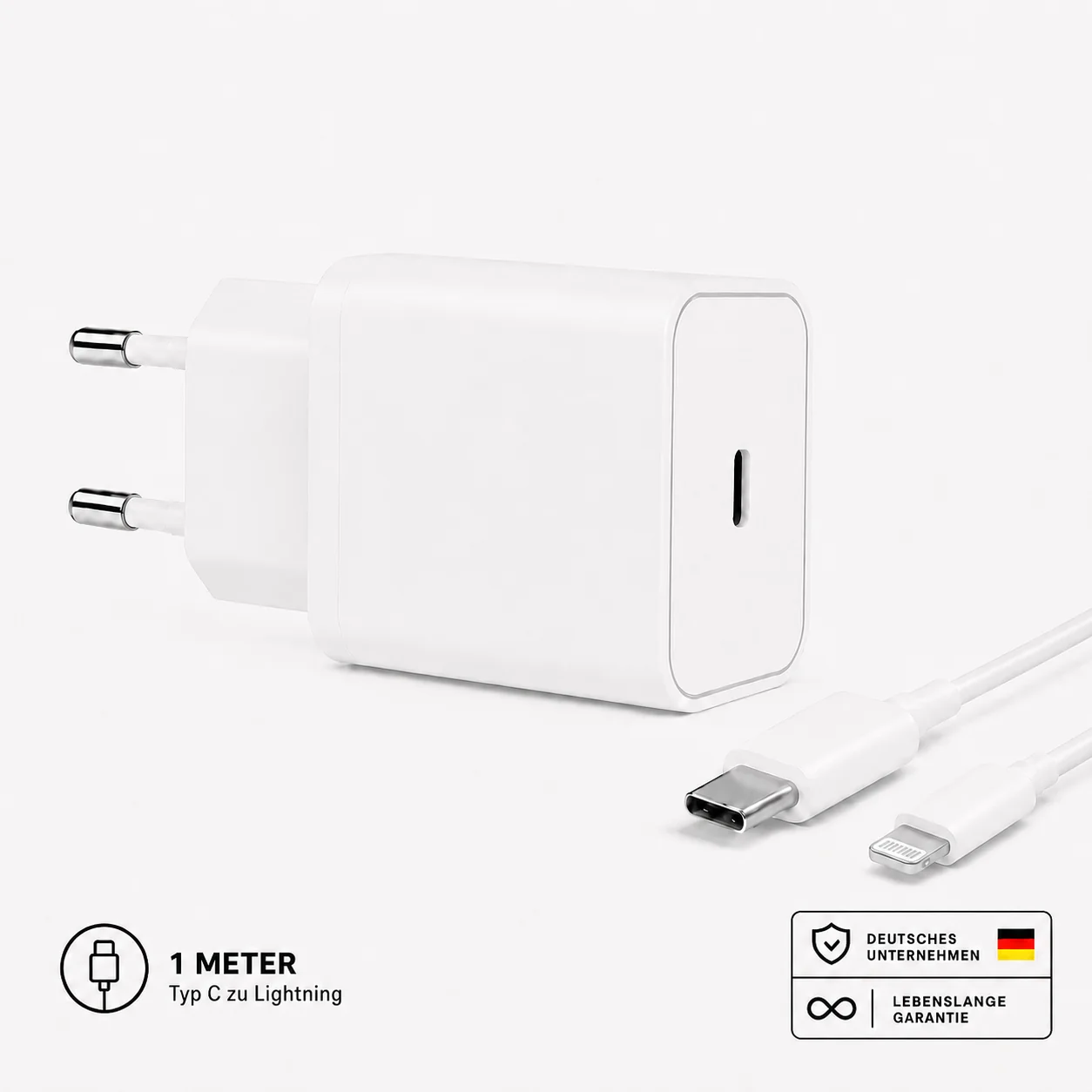 45W USB-C Schnellladegerät mit Kabel �?Netzteil, Ladegerät & Ladeadapter für iPhone, Samsung, Xiaomi & Huawei