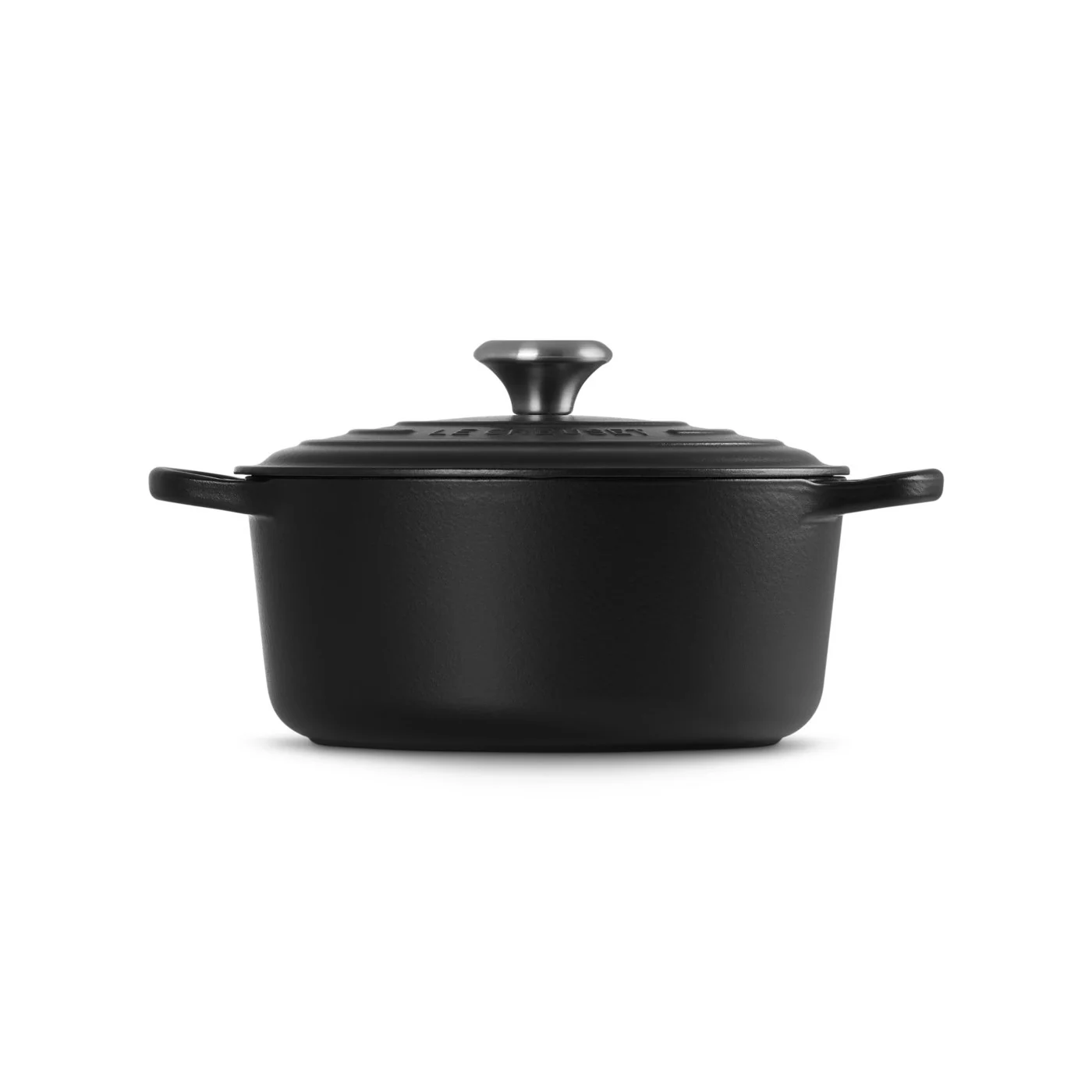 Le Creuset Pfanne Signature Gusseisen-Bräter, Ø 24cm, Schwarz matt